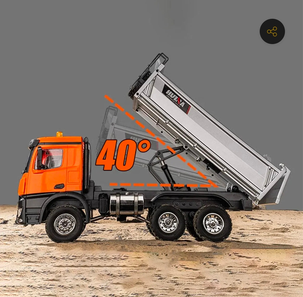 Huina 1598 RC Dump Truck (2026 Model)