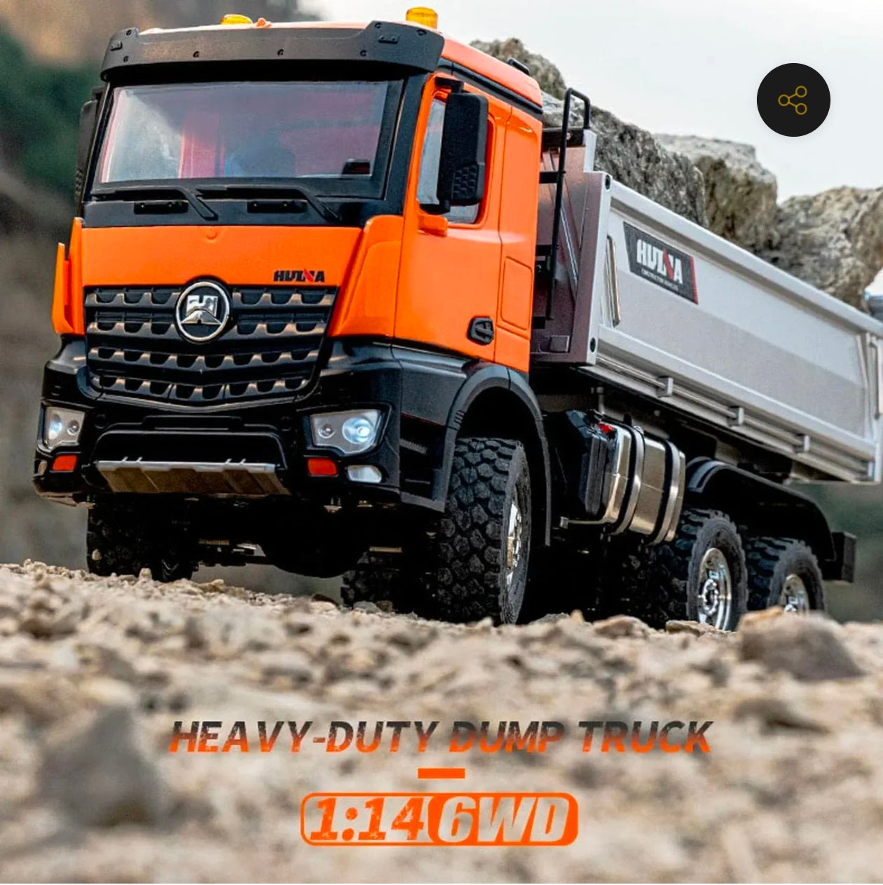 Huina 1598 RC Dump Truck (2026 Model)