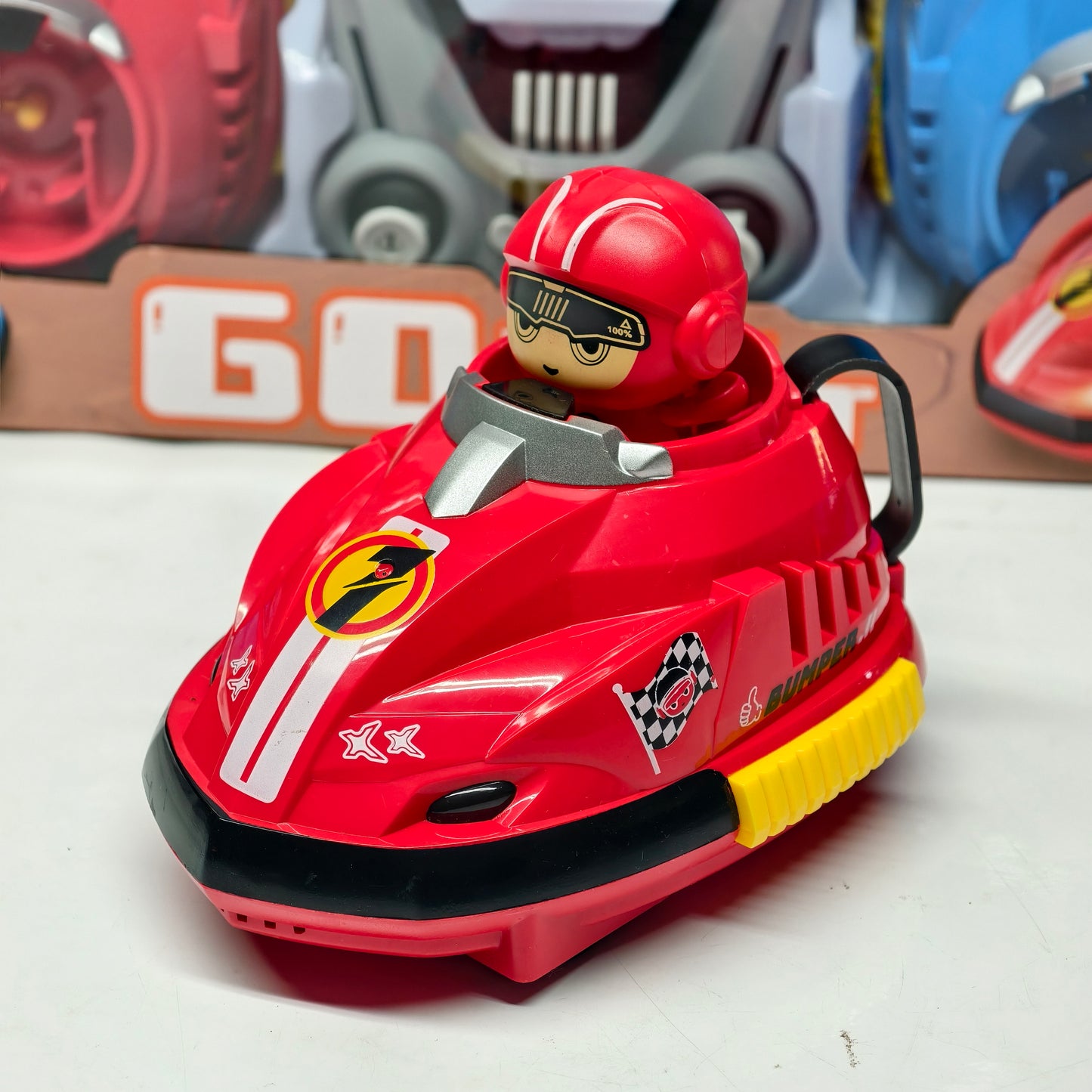 GO Dodgem Kart – Dual Battle Bumper Car Toy Set (Ages 4+) | Fun VS Racing Game for Kids