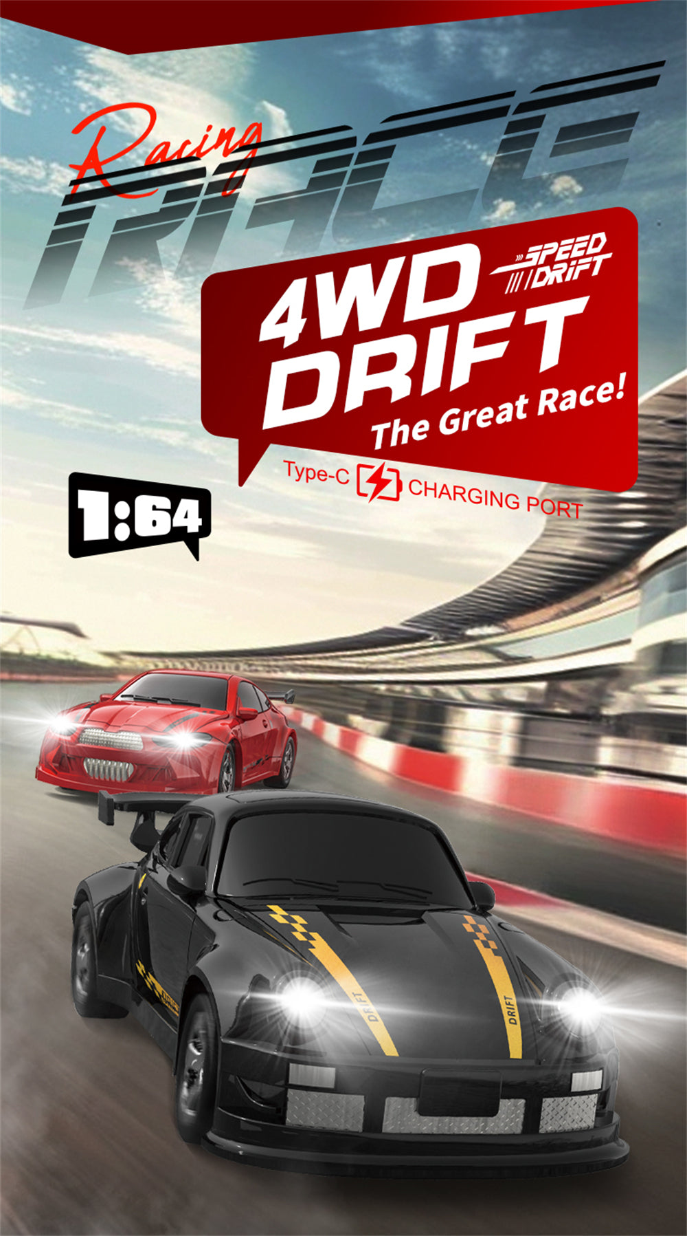 Desktop drift rc car Porsche