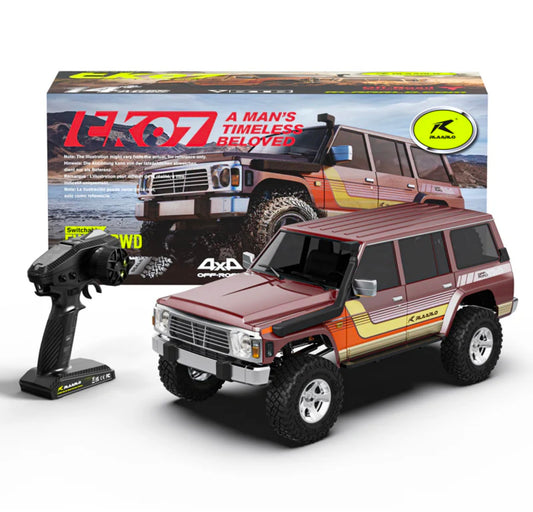 Rlaarlo 1/7 Scale 4WD Brushless RTR RC Crawler TK07 (Red) – Extreme Power, Big-Scale Off-Road Performance